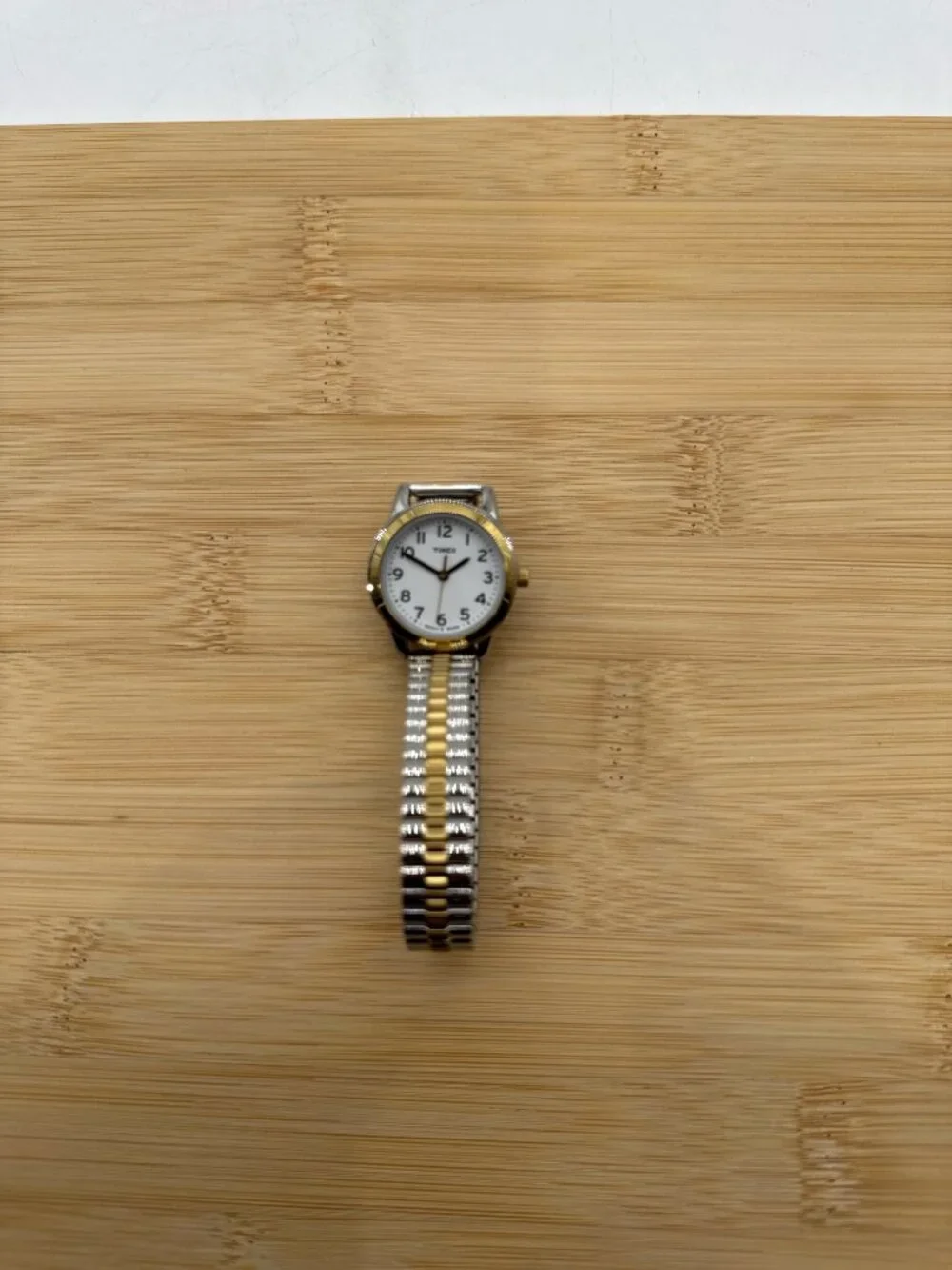 Timex Women's Essex Avenue Two-Tone Stainless Steel Expansion Band Watch T2N068